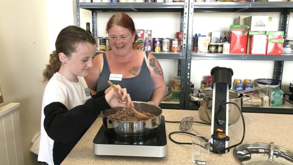 Care home residents help local families cook up a treat at Westbank